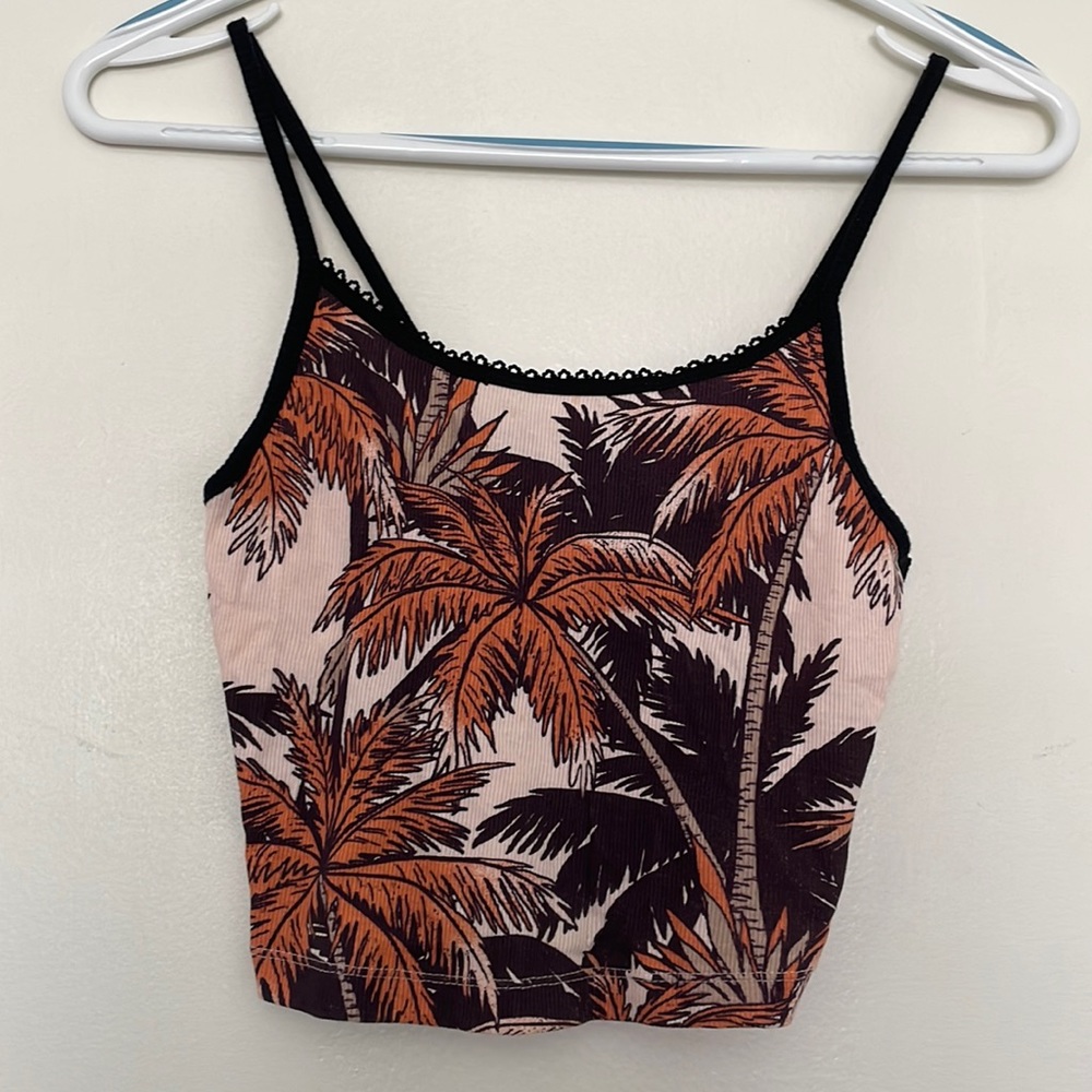 Topshop cami tank cropped